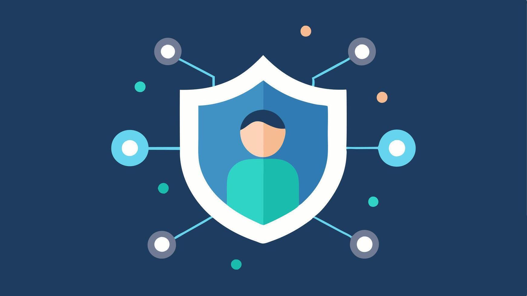 privacy shield blockchain icon