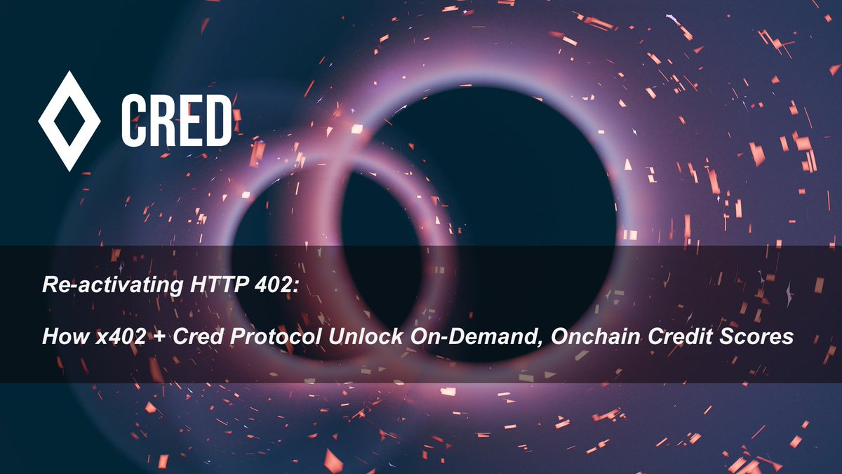 Cred Protocol on-chain credit scoring