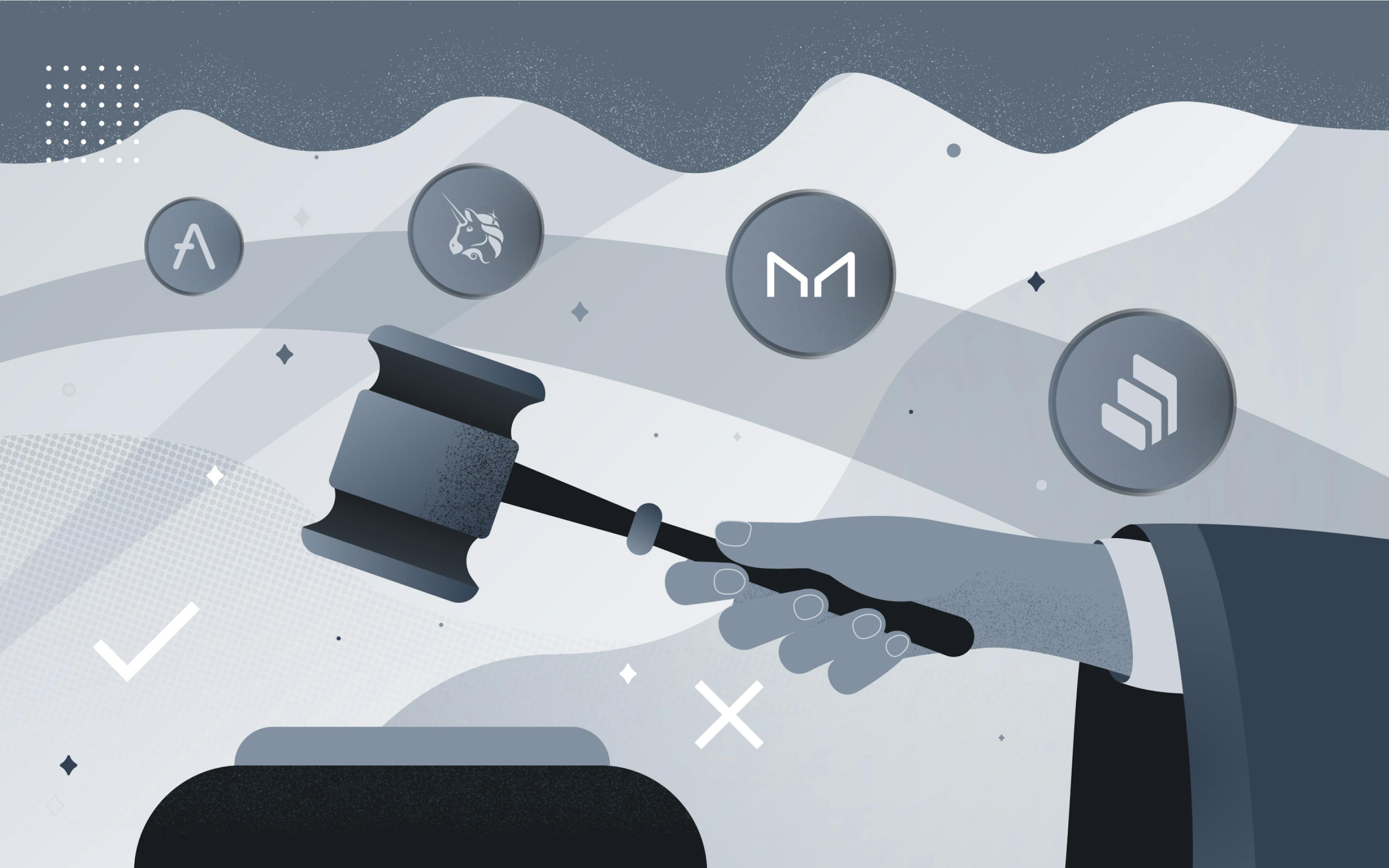 User voting in DeFi protocol governance