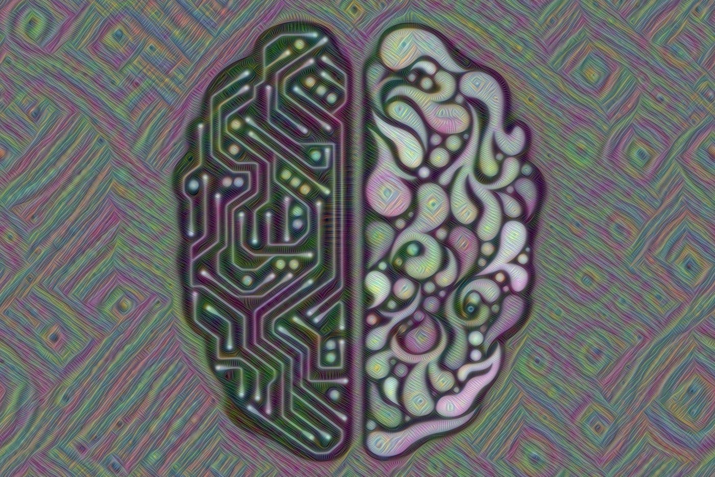 Abstract visualization of interconnected blockchain nodes forming a dynamic credit score gauge for DeFi lending and on-chain risk assessment